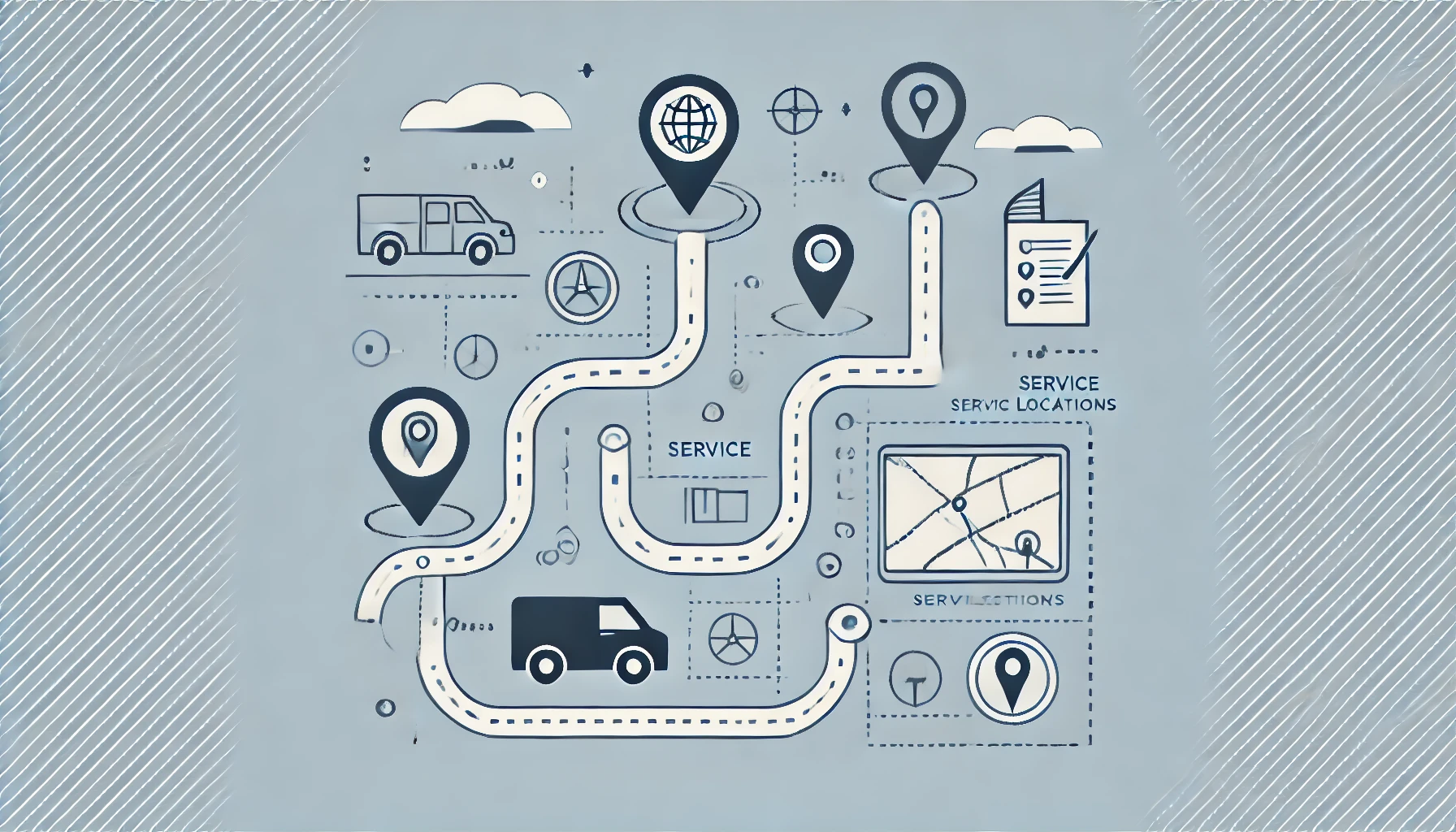 ilustração sobre roteirização automática