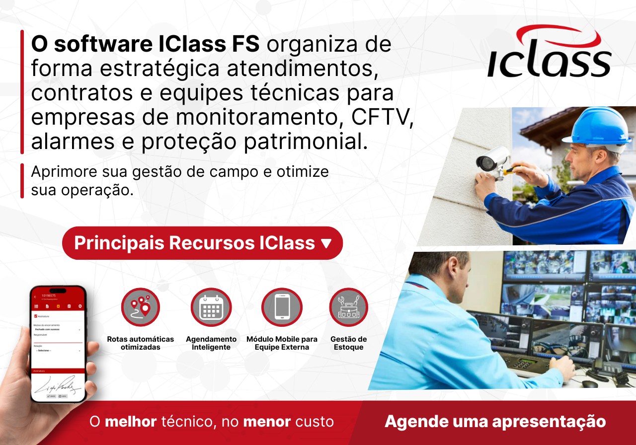 Monitoramento e Alarme Material Comercial