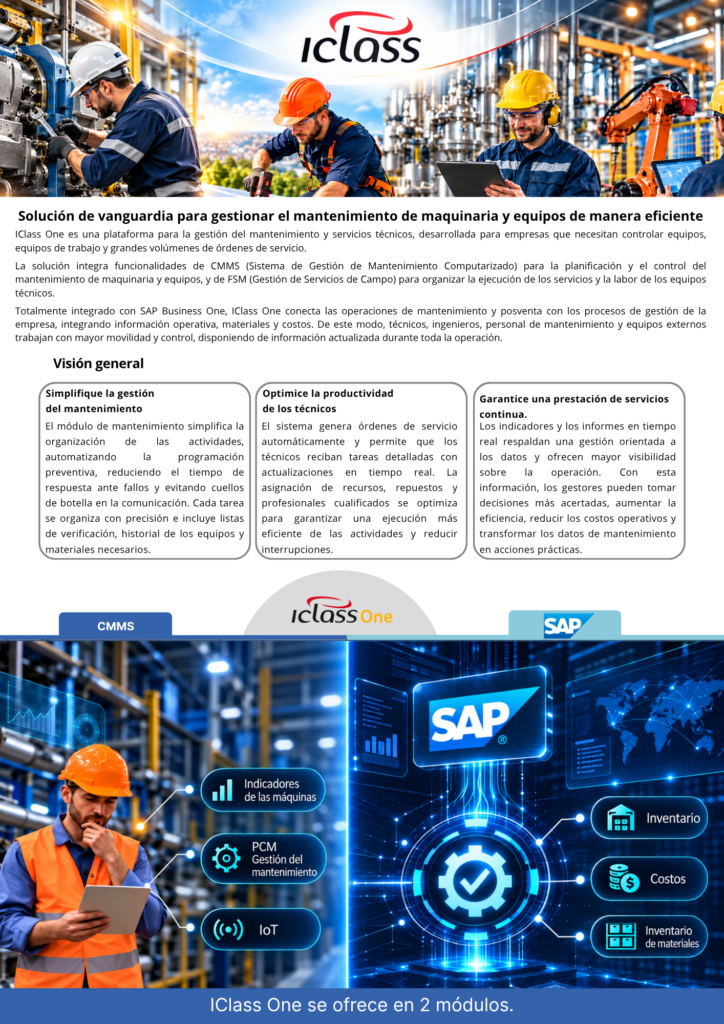 IClass One CMMs Folder completo Espanhol 724x1024 Material Comercial